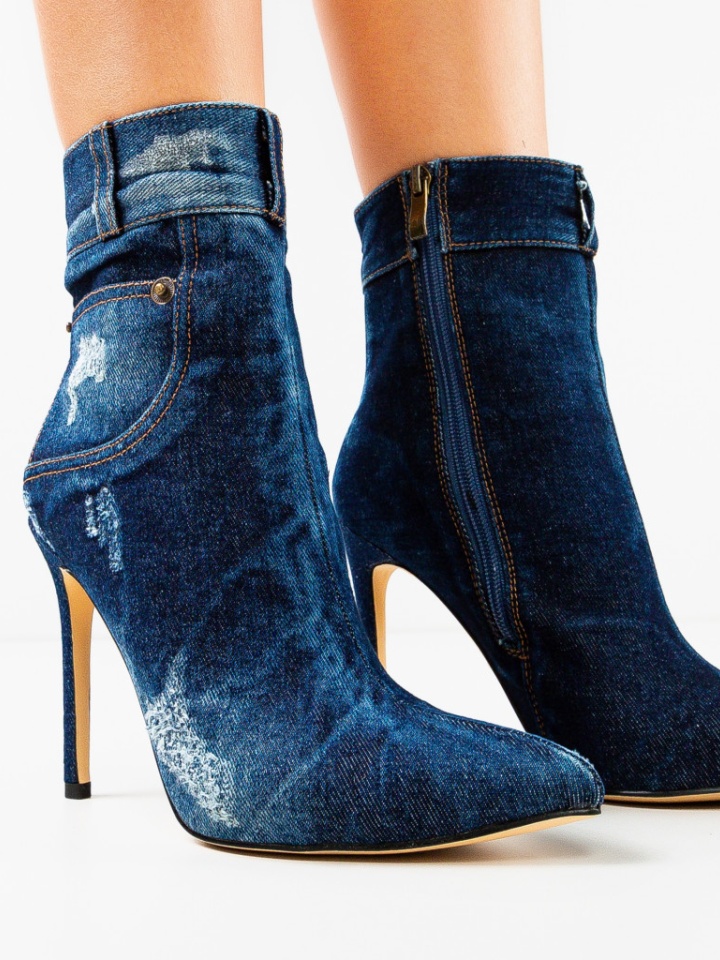 Botine dama Sharkbay Negre