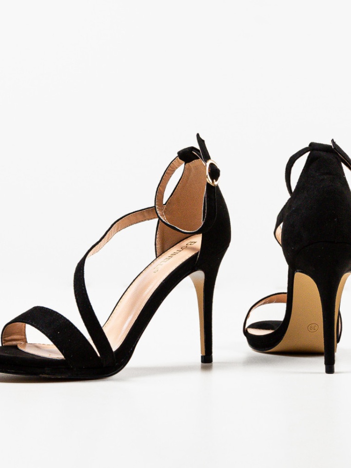 Sandale cu toc Higon Bej