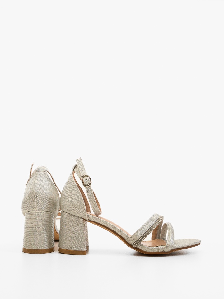 Sandale cu toc Ligge Negri