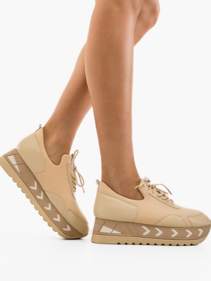 Sneakers dama Gazy Bej