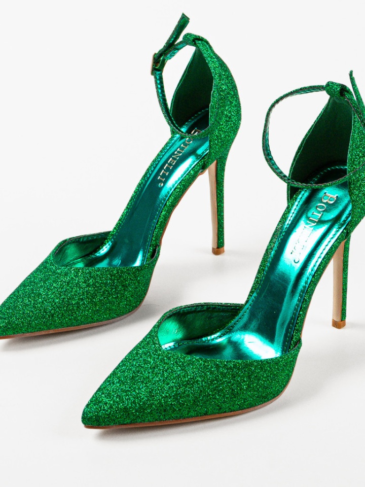 Pantofi cu toc Sofly Argintii