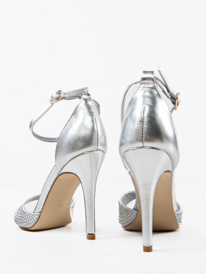 Sandale cu toc Liron Negre