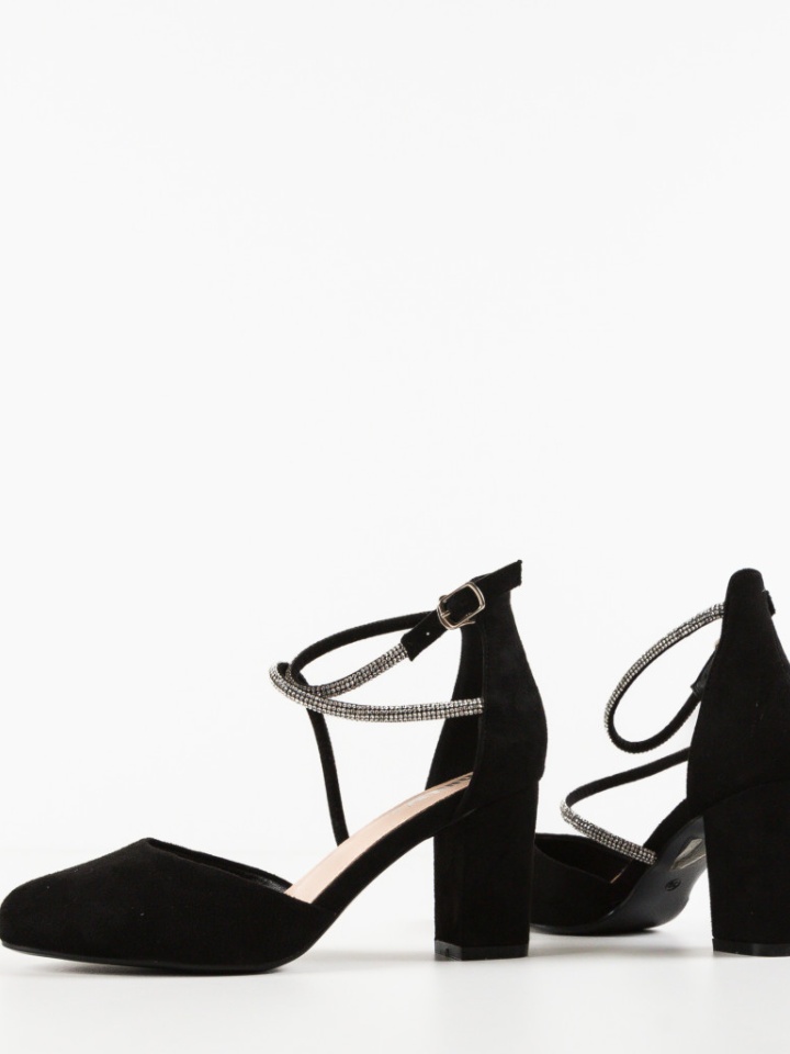 Pantofi cu toc Lyzya Negre 2