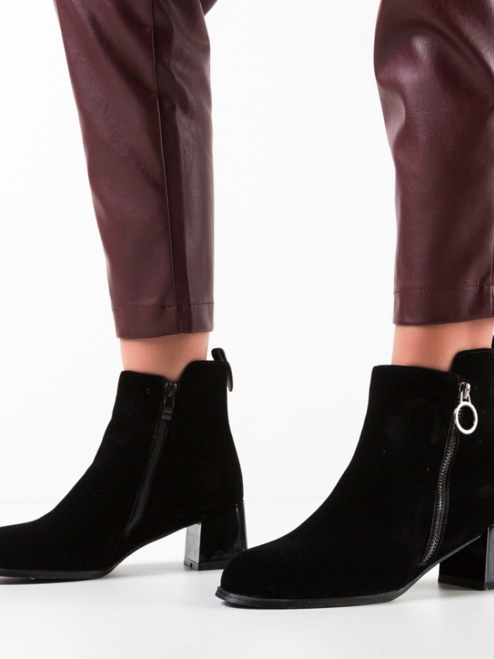 Botine dama Henrietta Negre