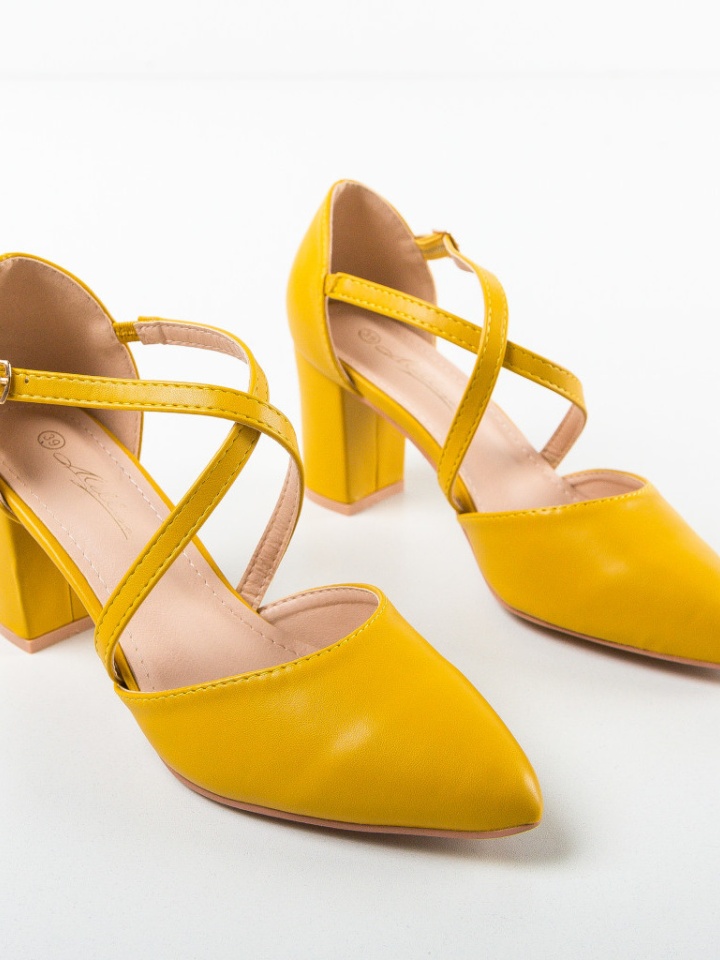 Pantofi Rahma Galbeni