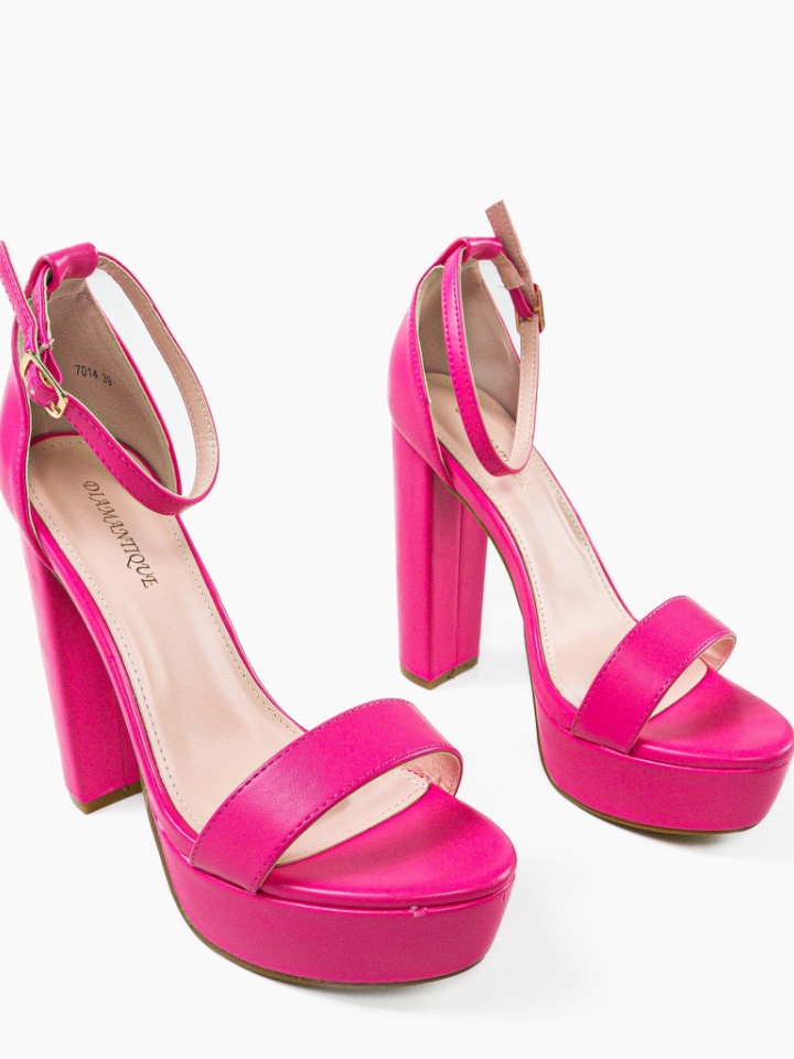 Sandale cu toc Reich Negre