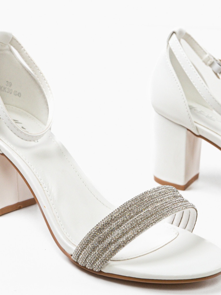 Sandale cu toc Duke Negre