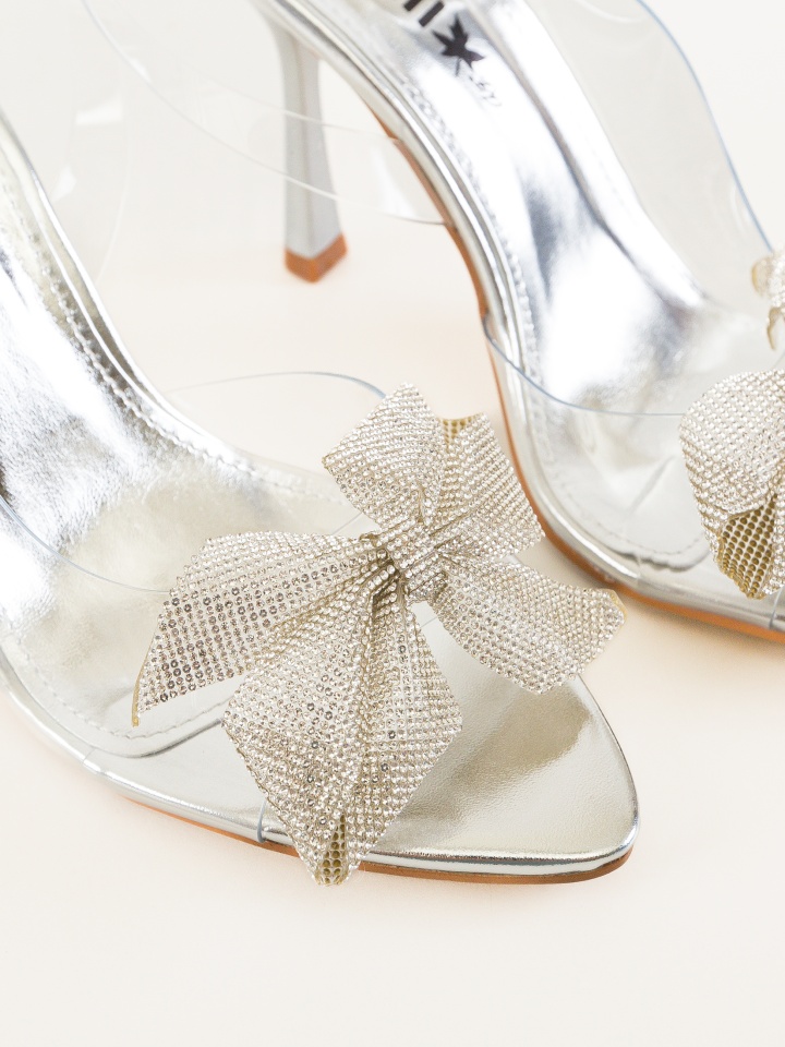 Sandale cu toc Bird Aurii