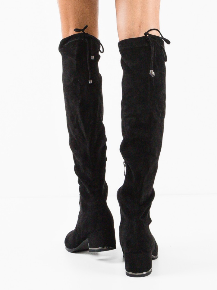 Cizme dama Heelis Negre