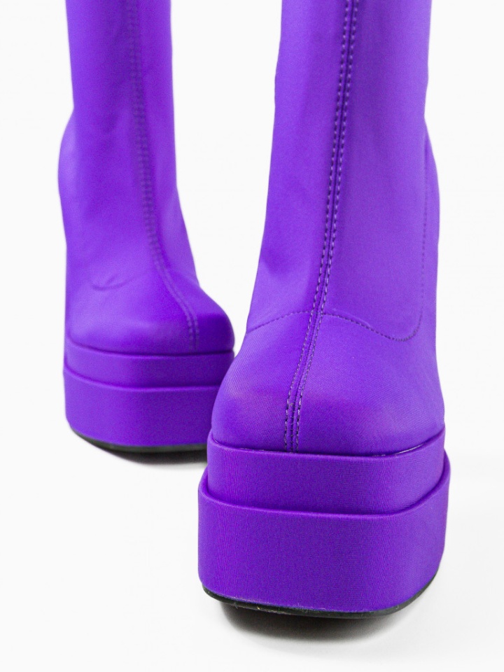 Botine dama Platona Negre