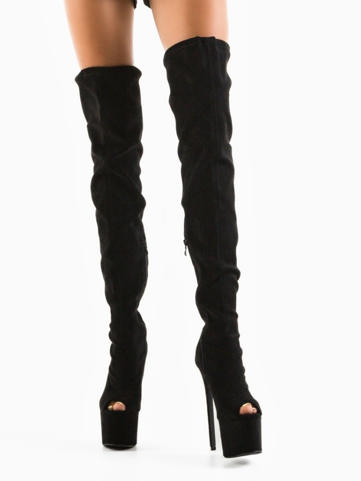 Cizme dama Johann Negre