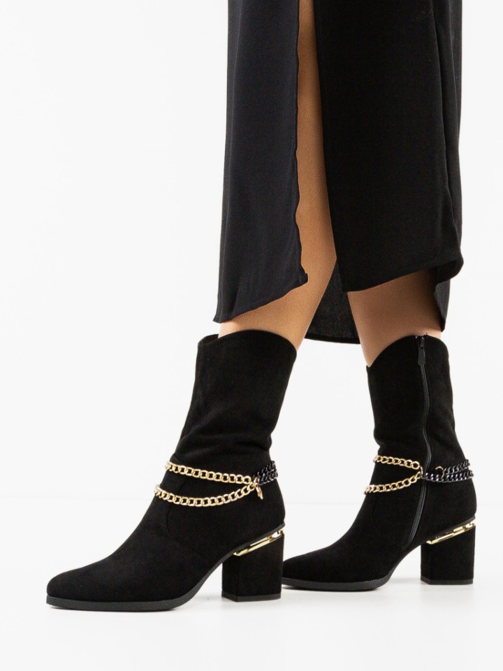 Botine dama Ferguso Negre