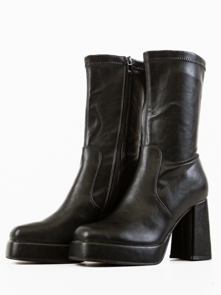 Botine dama Lehan Negre