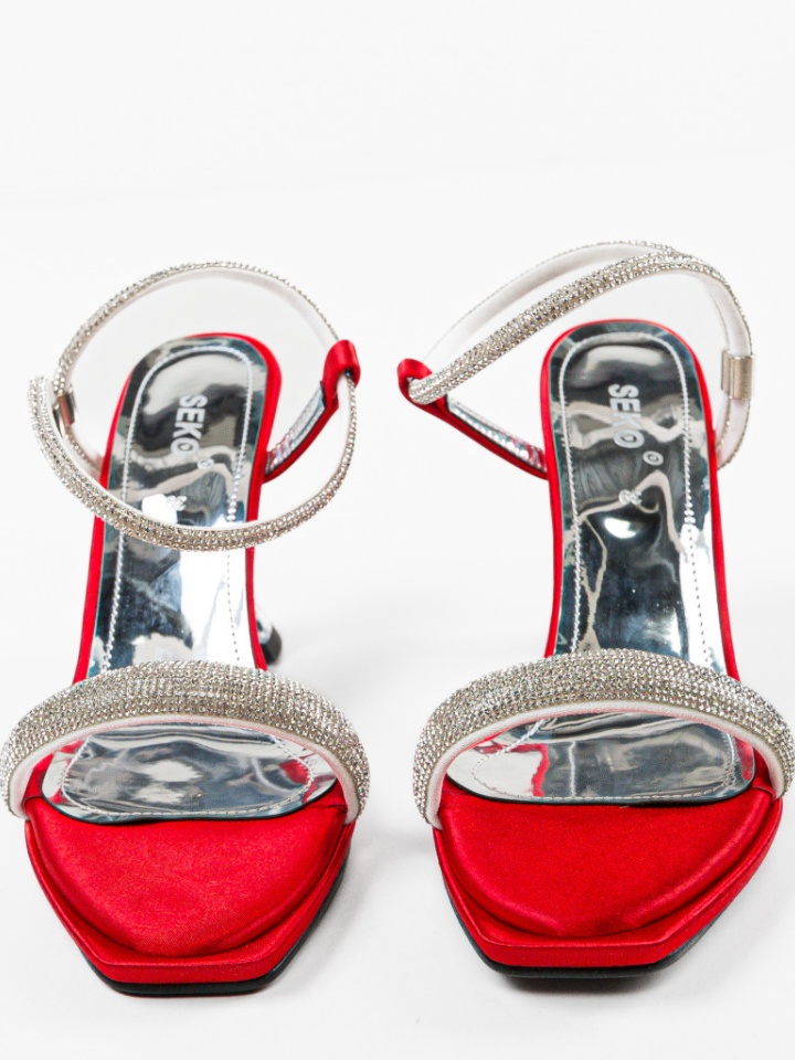 Sandale cu toc Geamelya Negri 2