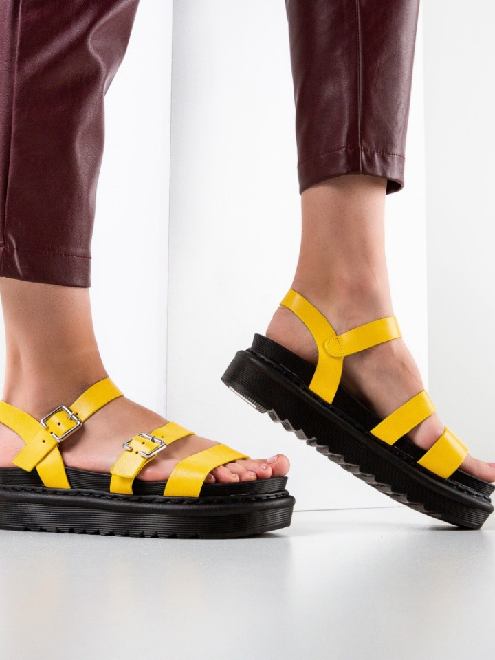 Sandale dama Sameer Galbene