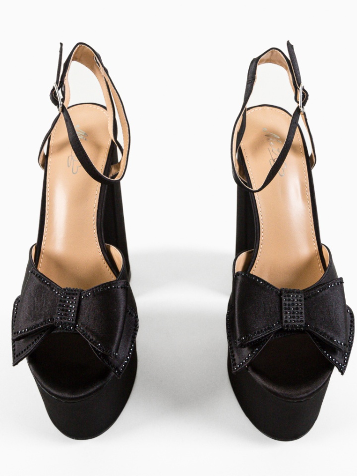 Sandale cu toc Gallen Negre