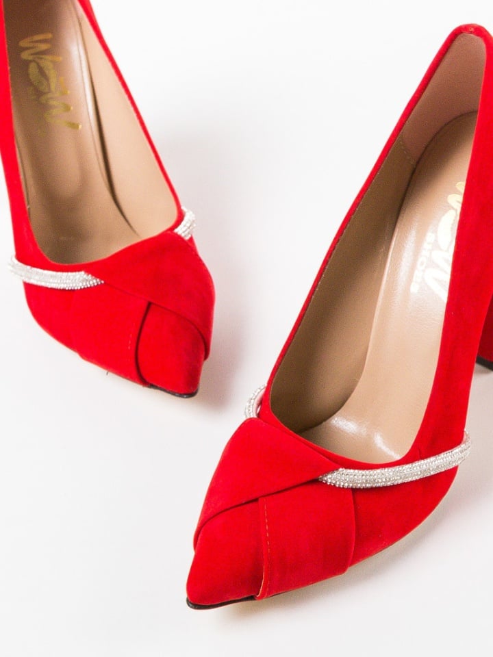 Pantofi cu toc Roka Negri 4