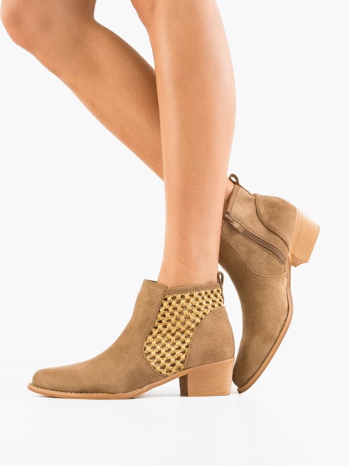Botine dama Melod Khaki