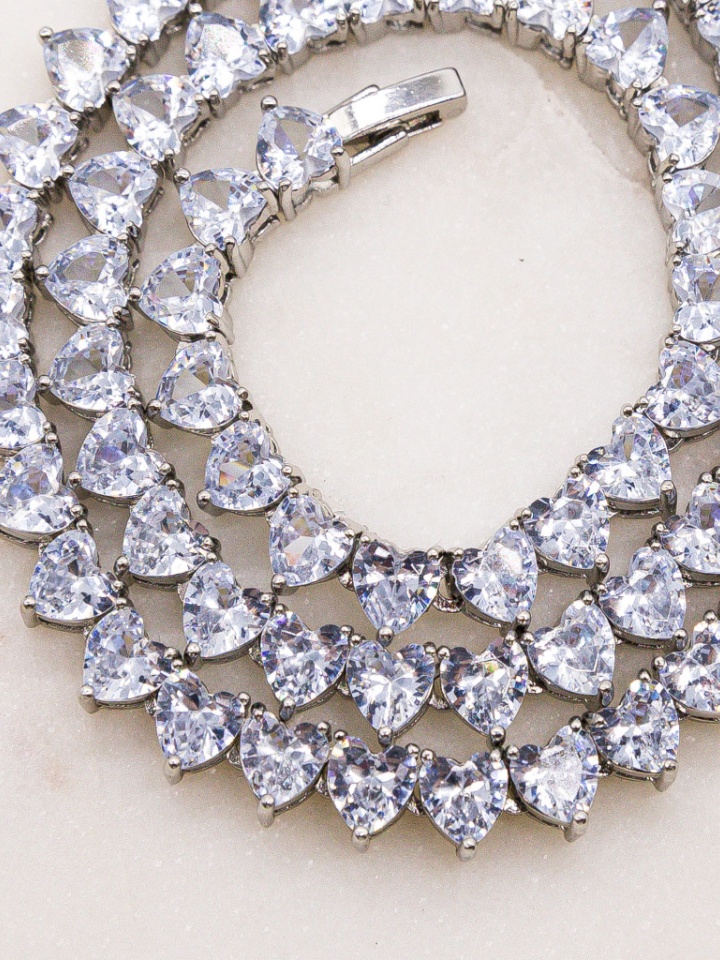 Colier Hearte Argintiu