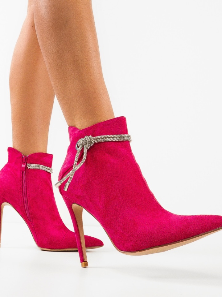 Botine dama Warna Roz