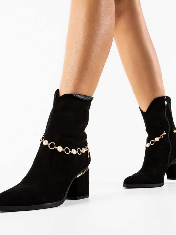 Botine dama Zakari Negre