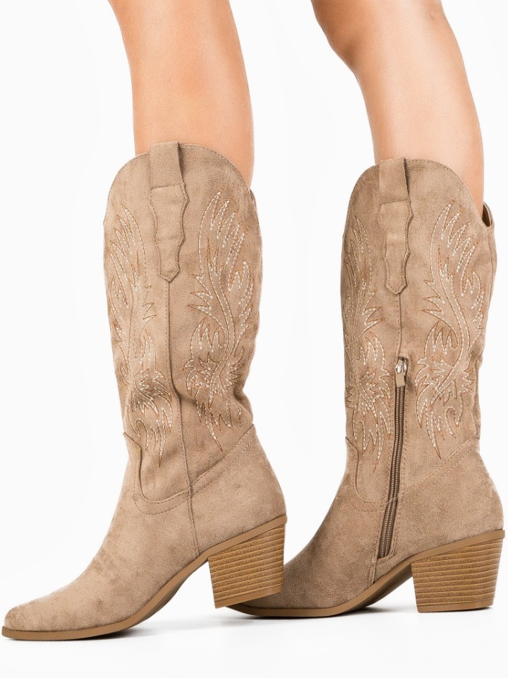 Cizme dama Chikelu Khaki