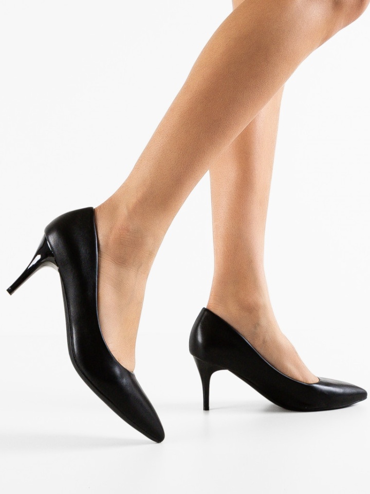 Pantofi cu toc Gangel Negri