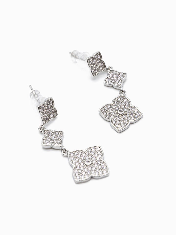 Cercei Crayon Argintii