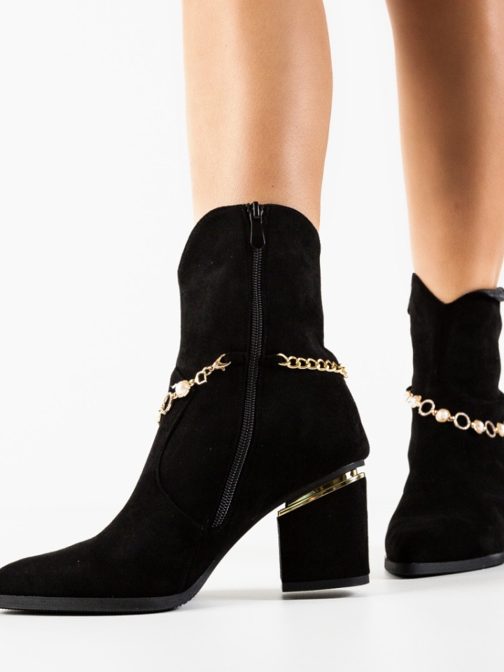 Botine dama Zakari Negre