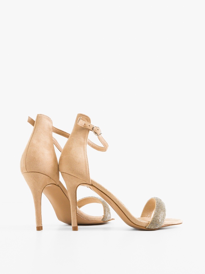 Sandale cu toc Riya Fuchsia