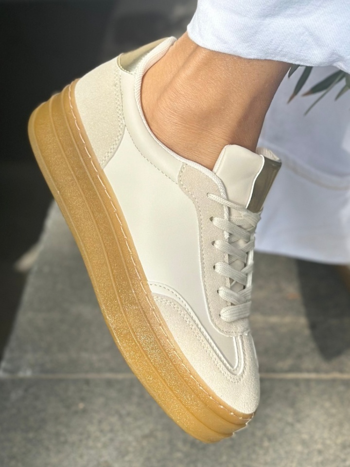 Sneakers dama Jaswin Khaki