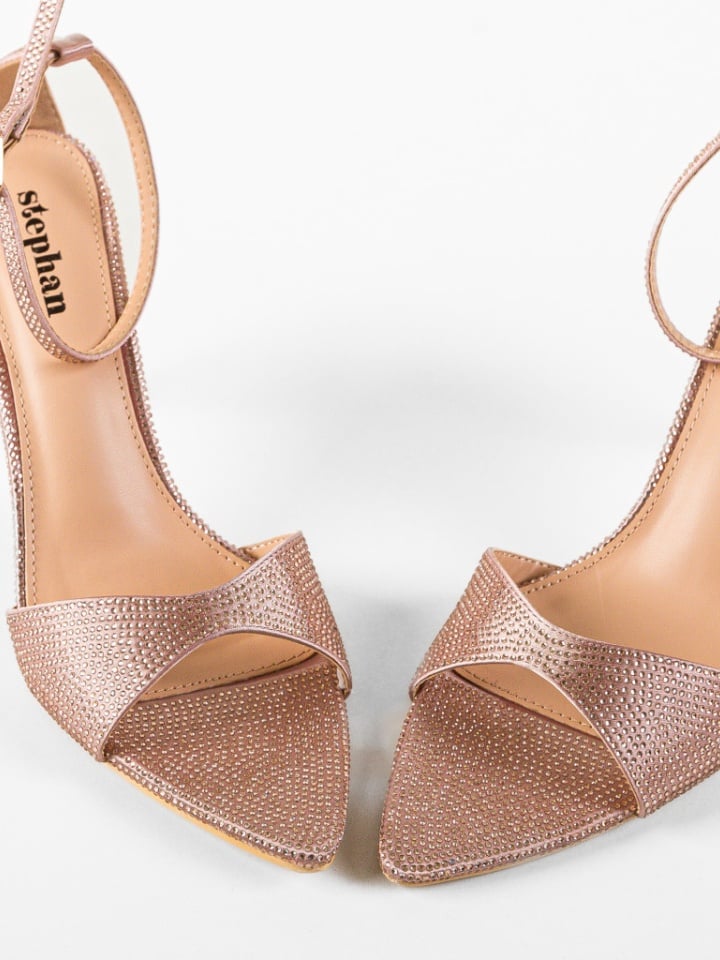 Sandale cu toc Kama Aurii