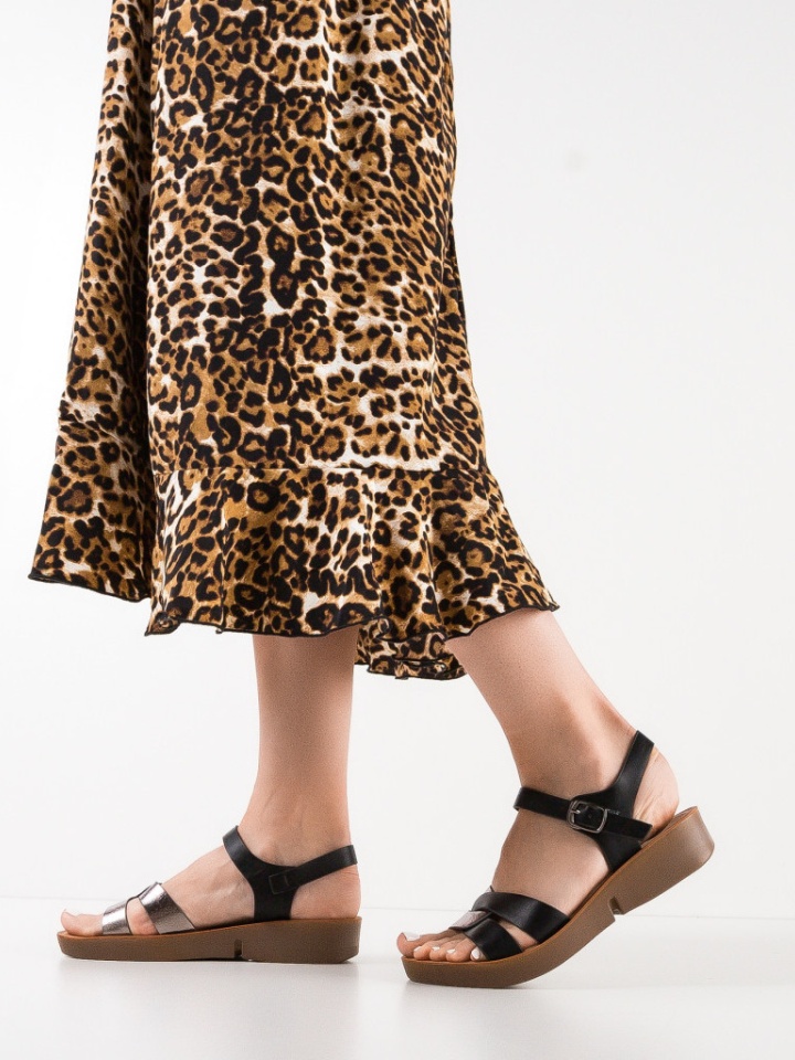 Sandale dama Burt Negre