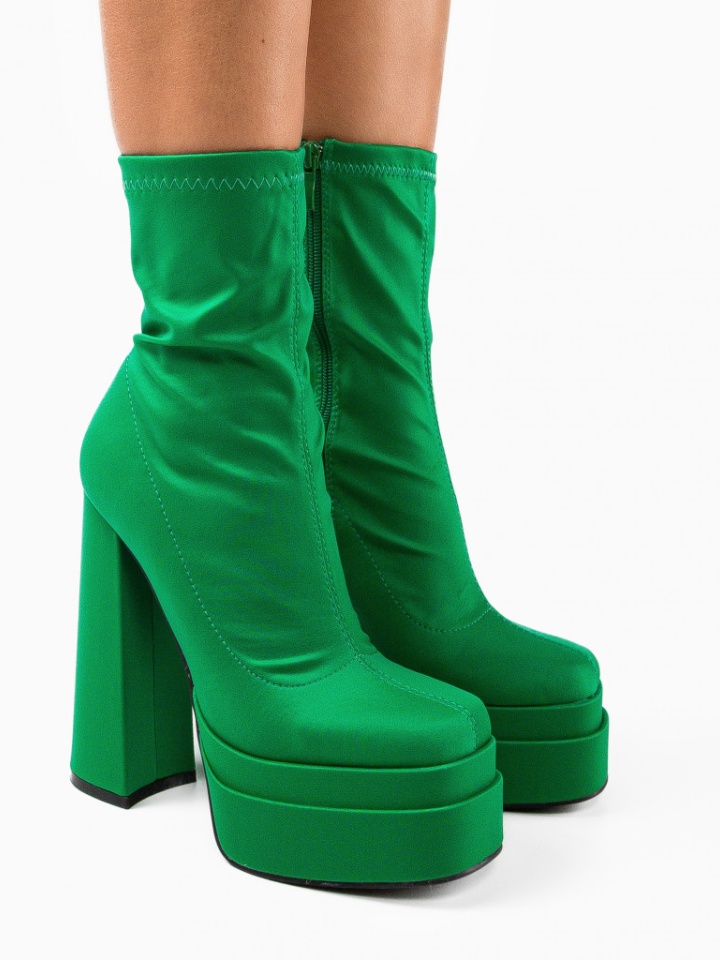 Botine dama Platona Negre