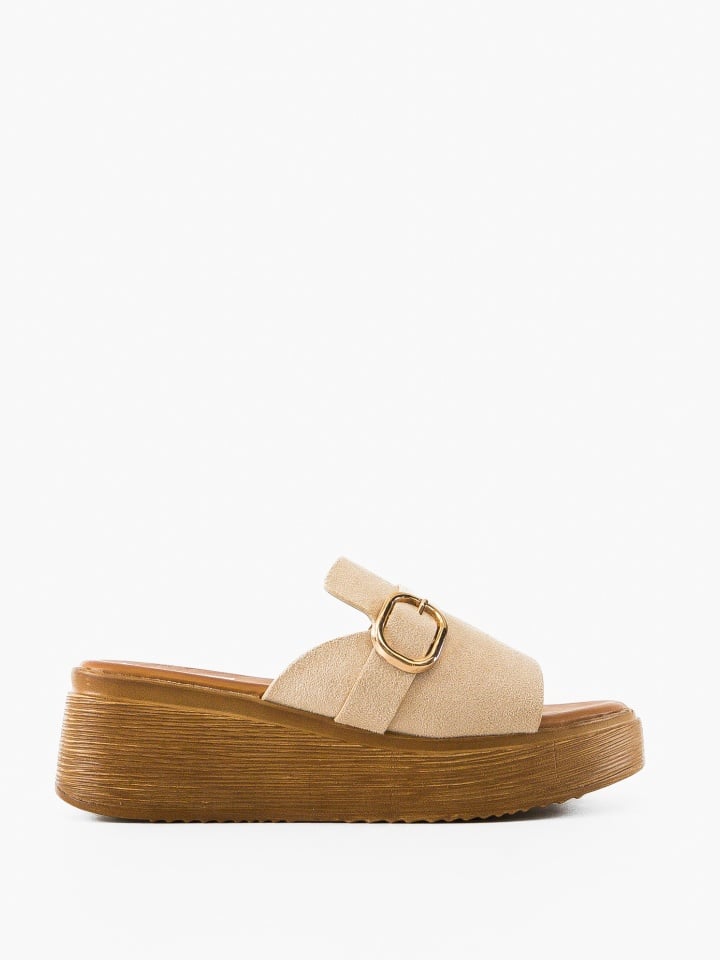 Papuci dama Priya Bej