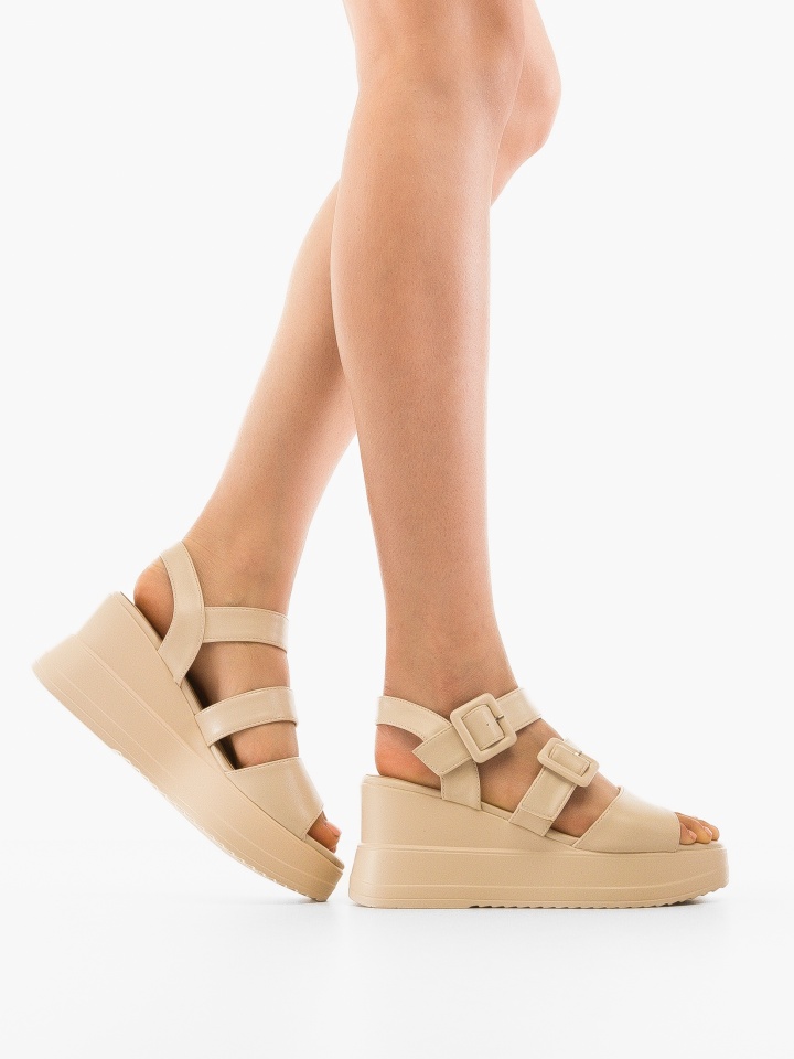 Sandale dama Evans Albe