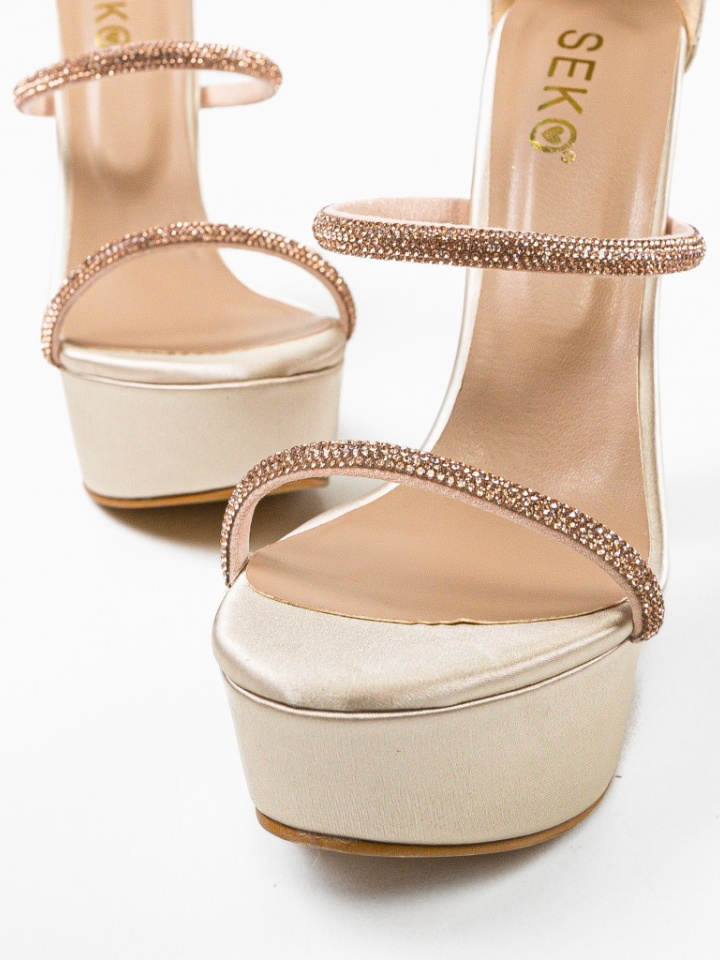 Sandale cu toc Geamelya Negri 2