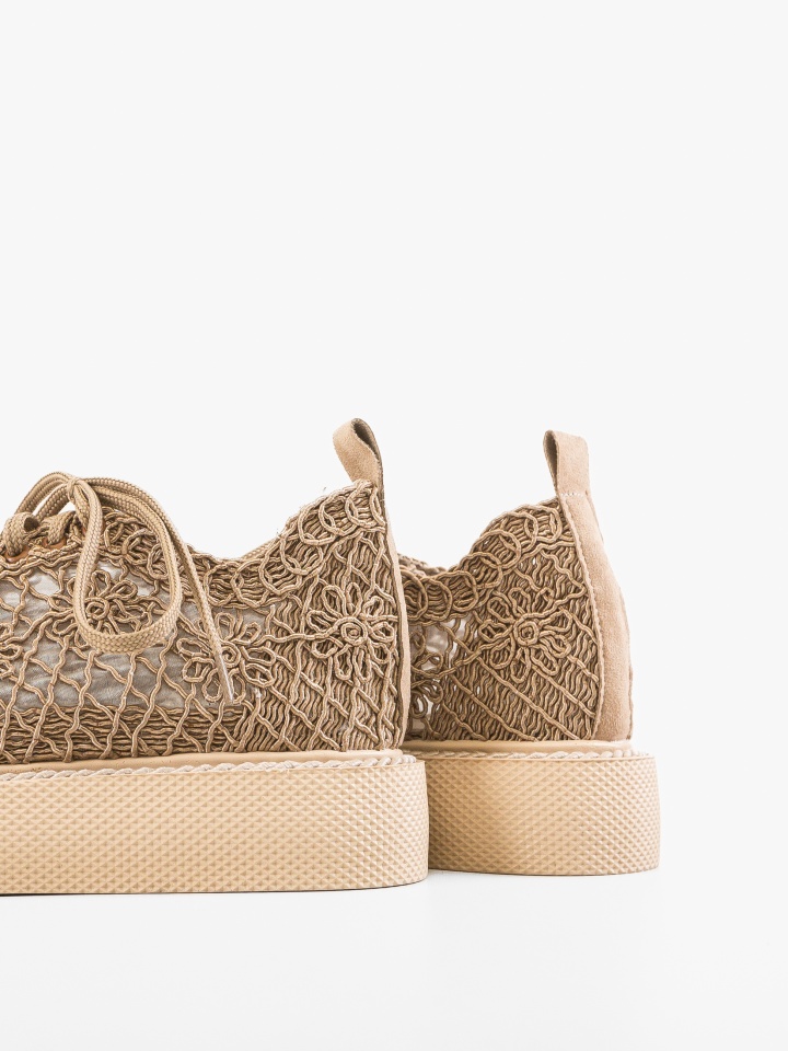 Pantofi Casual Ystory Bej 2