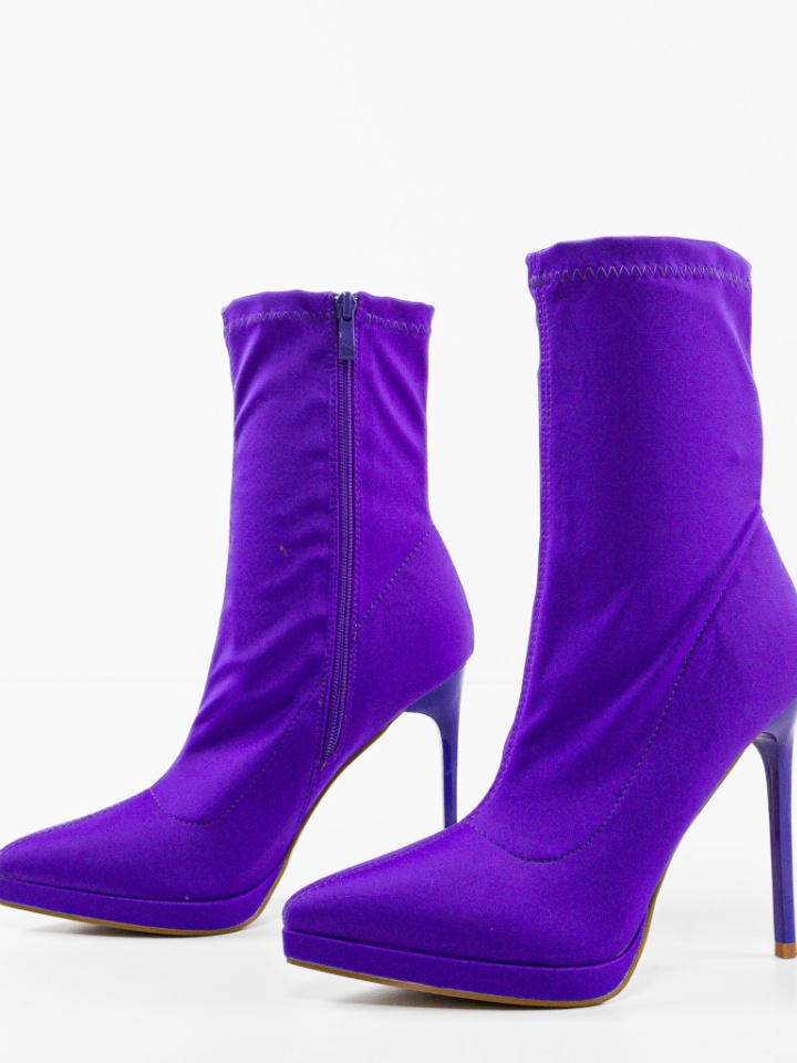 Botine dama Scarl Negre 2