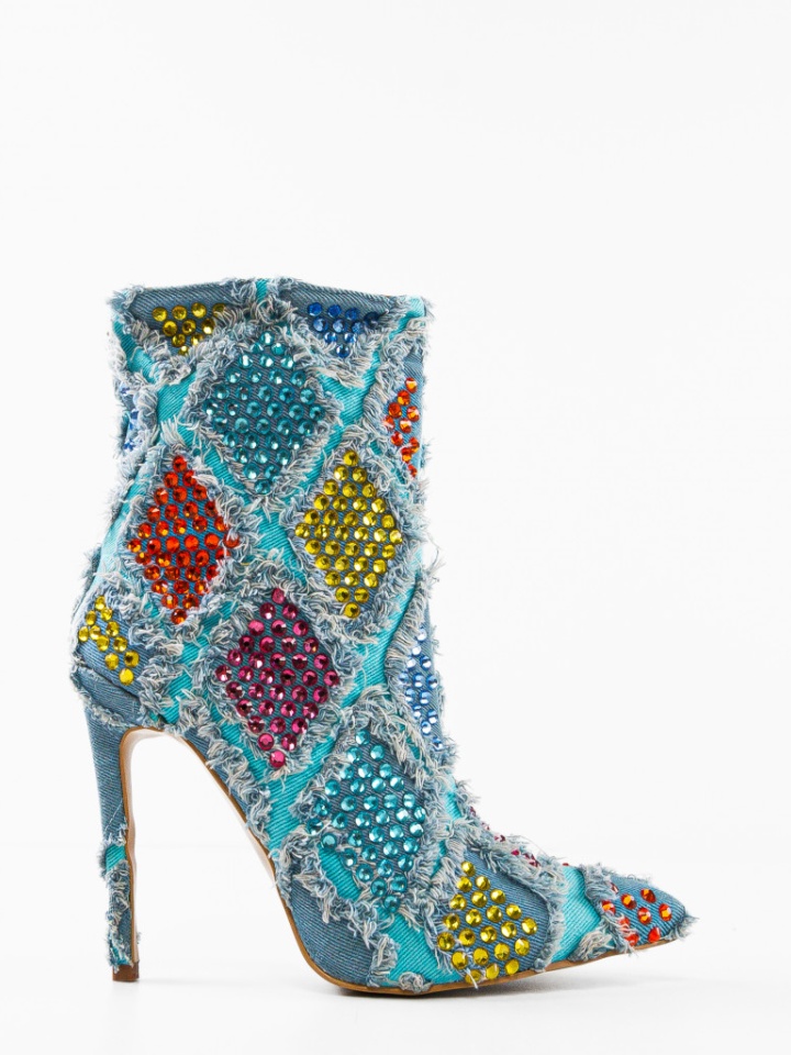 Botine dama Ruomba Albastre