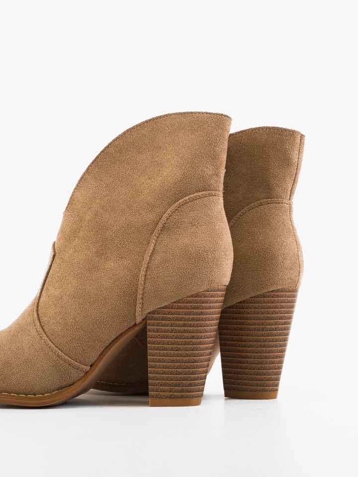 Botine dama Grace Bej