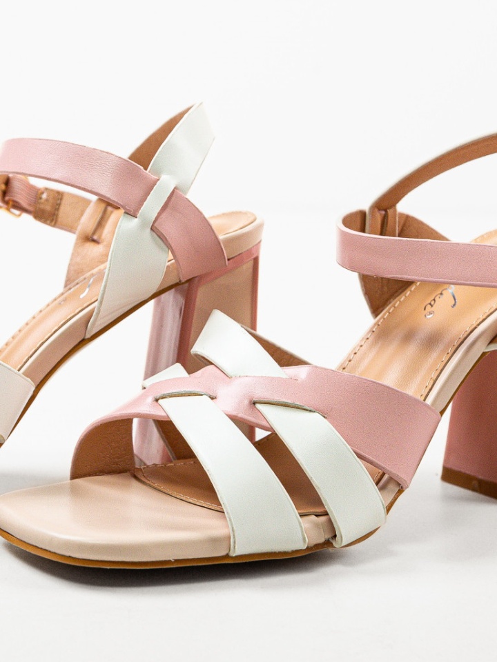 Sandale cu toc Demoph Negre