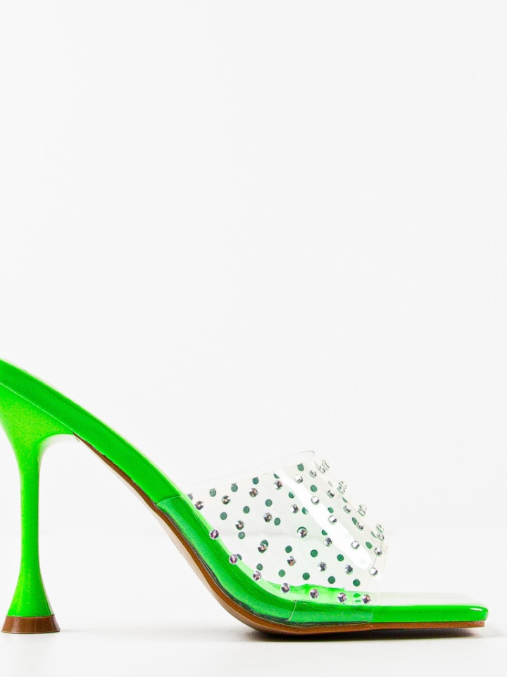 Saboti cu toc Zara Roz