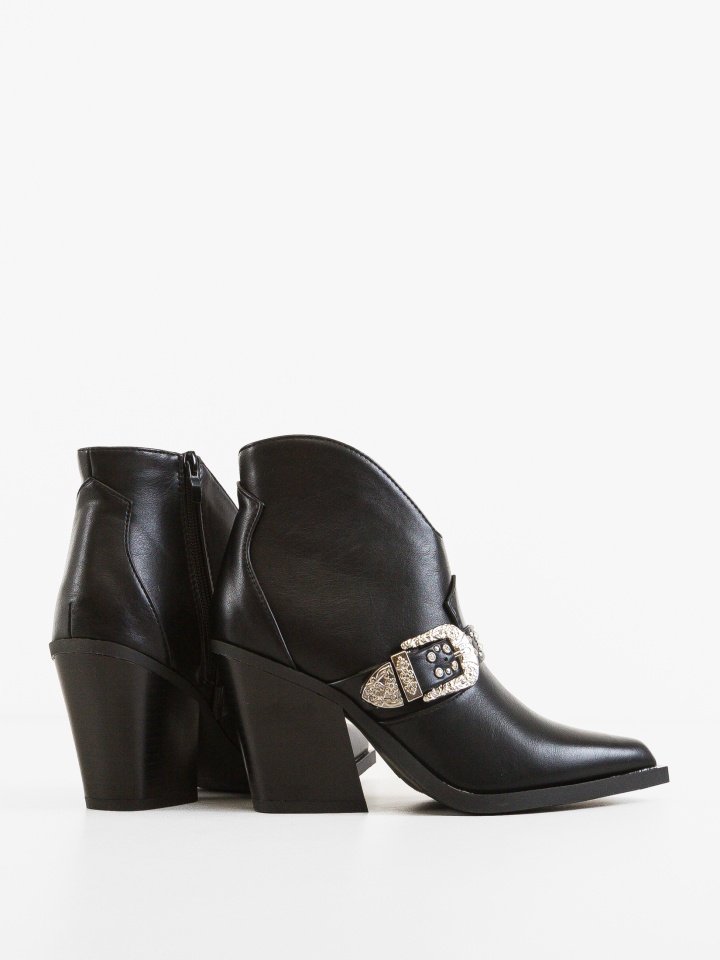 Botine dama Leigh Negre