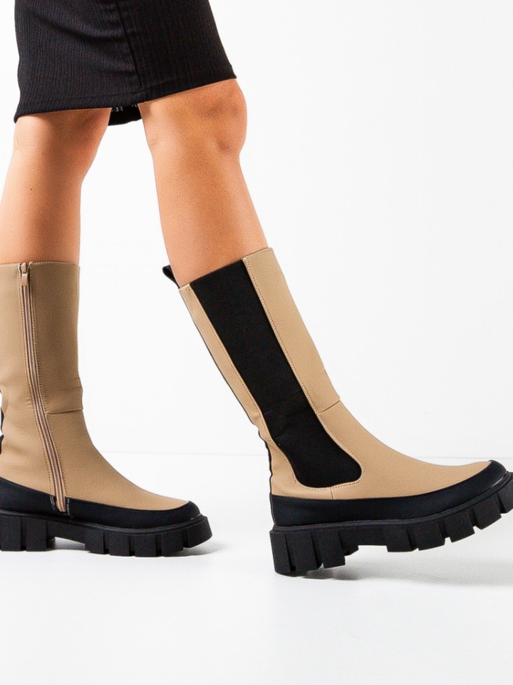 Cizme dama Caoimhe Albe