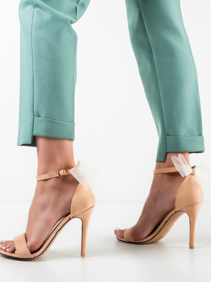 Sandale cu toc Darz Bej