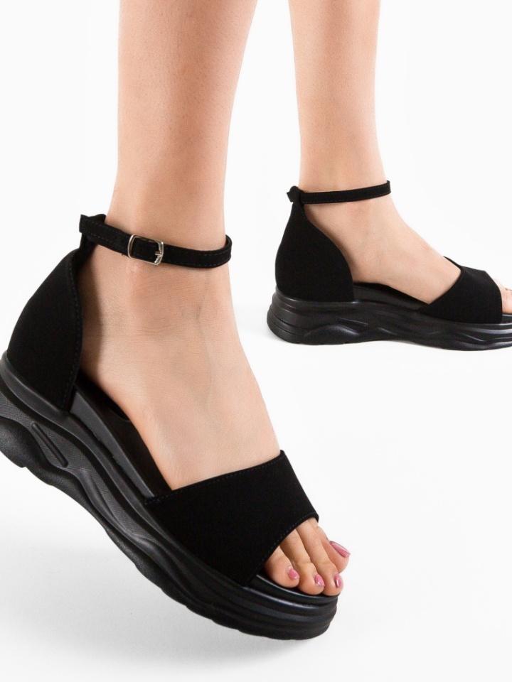 Sandale dama Pernik Negre