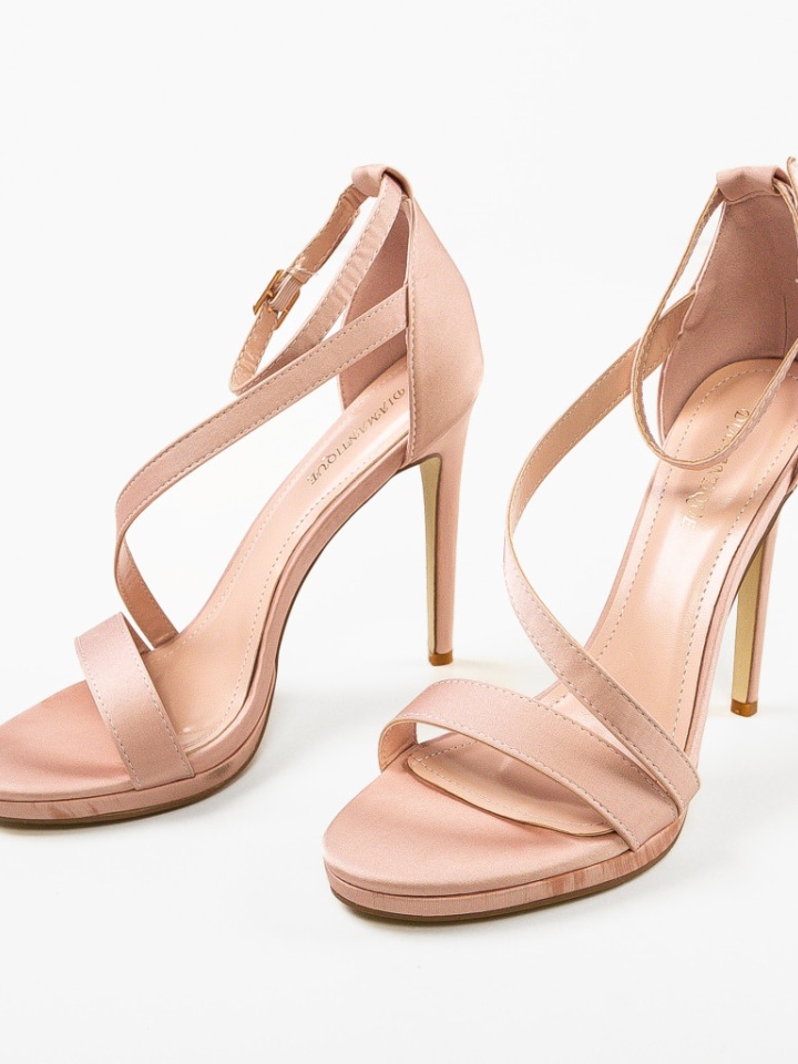 Sandale cu toc Lindon Fuchsia