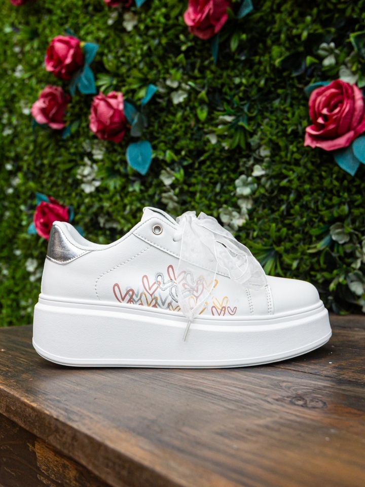 Sneakers dama Ilius Argintii