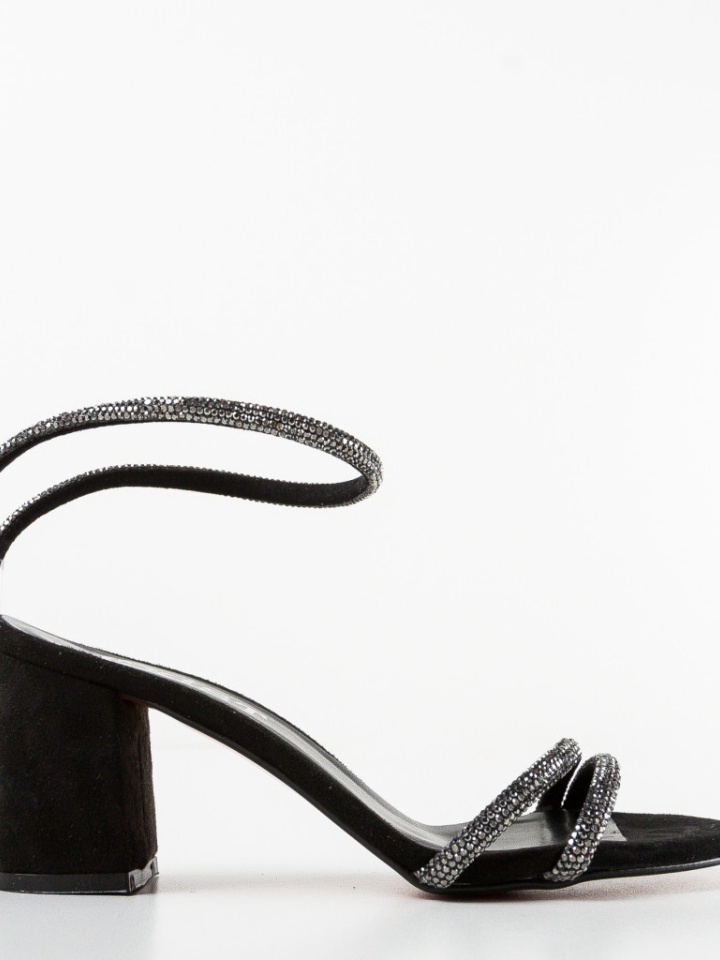 Sandale cu toc Anody Negre